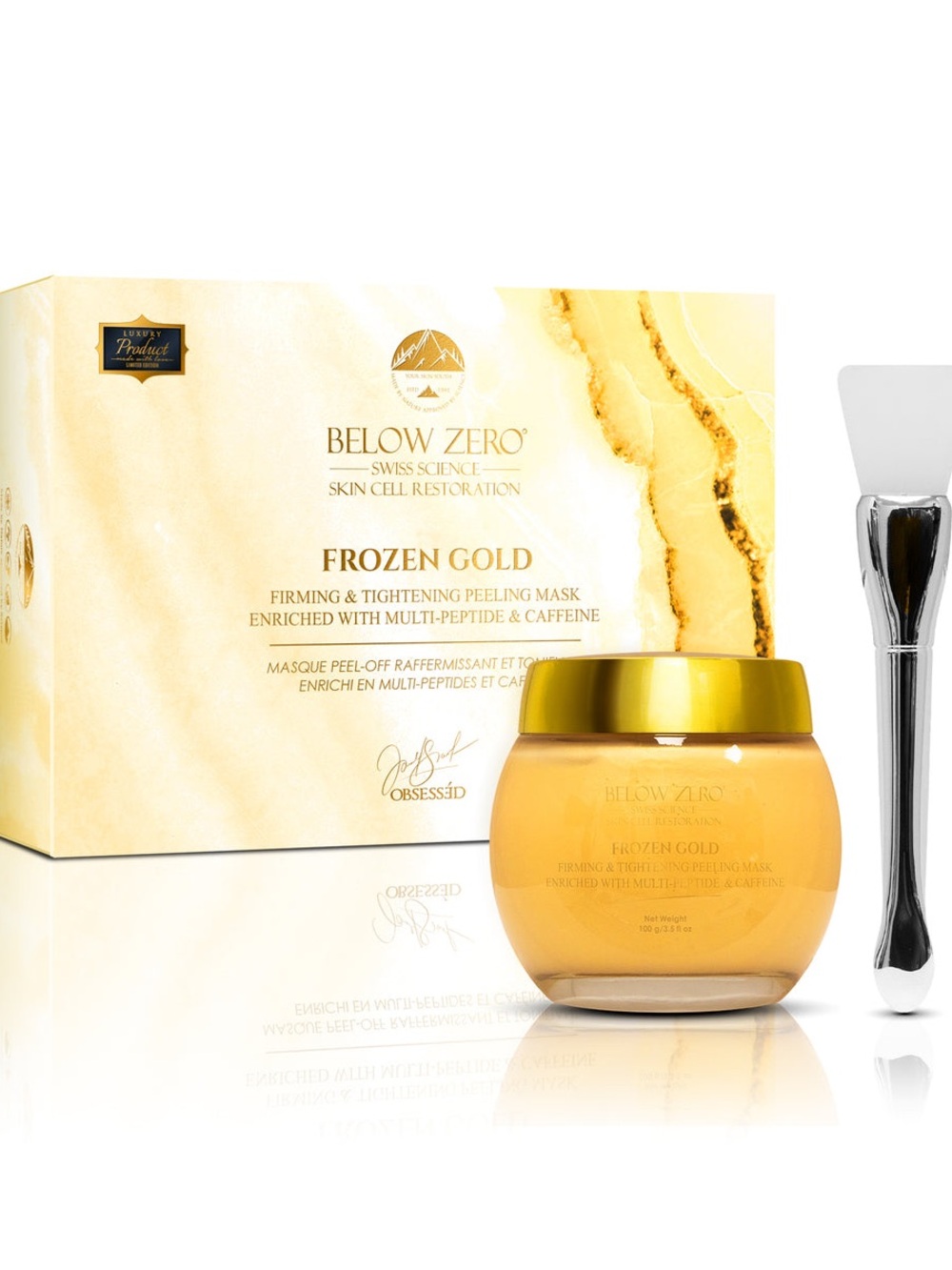 Below Zero Frozen Gold - Firming & Tightening Peeling Mask